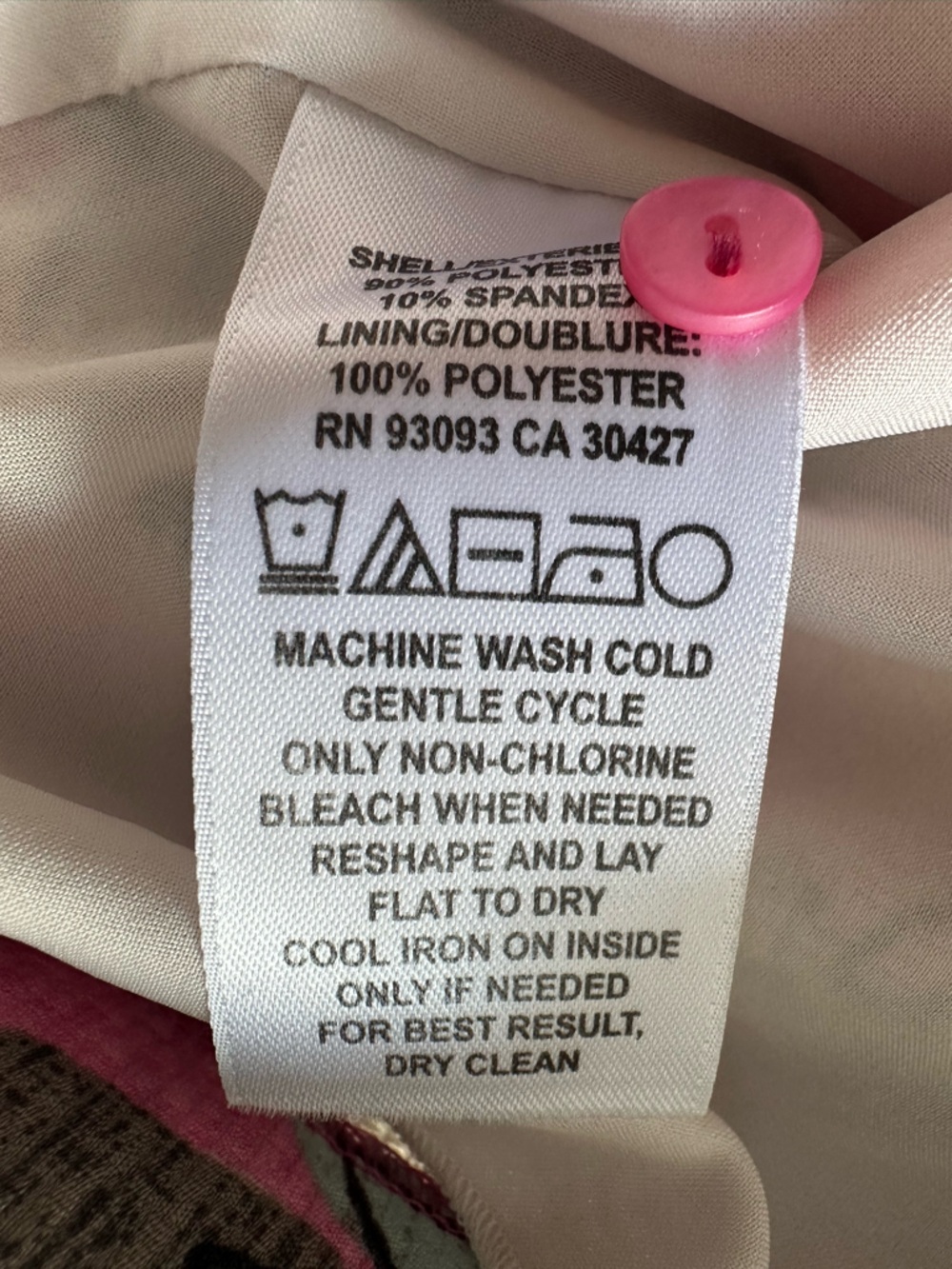 NIC+ZOE Sleeveless Pink Floral Shift Dress, size large - Picture 6 of 9